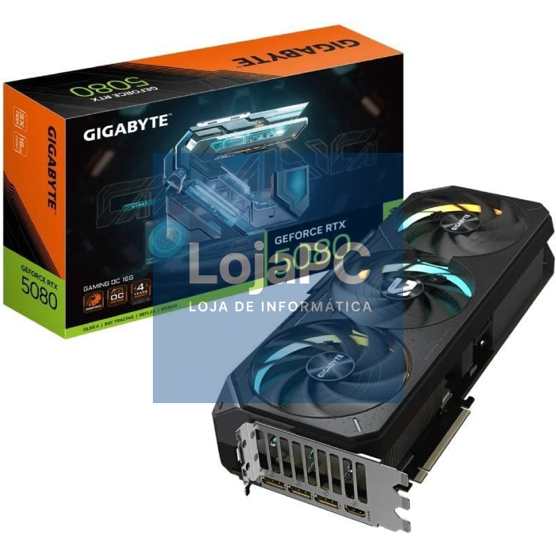 Placa gráfica Gigabyte GeForce RTX 5080 Gaming OC/ 16GB GDDR7