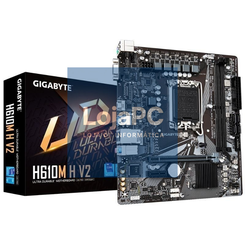 Placa-mãe Gigabyte H610M H V2 Socket 1700/ DDR5/ PCIe 4.0/ Micro ATX