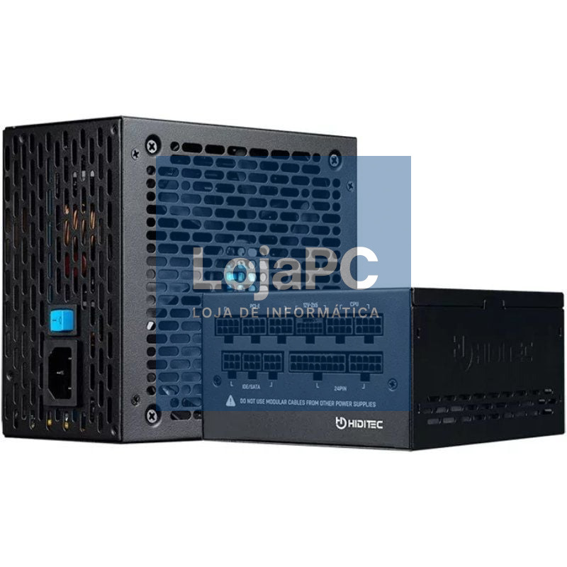 Fonte de alimentação Hiditec GDX1050 V3/ 1050W/ Ventoinha 14cm/ ATX 3.1/ PCIe 5.1/ 80 Plus Gold
