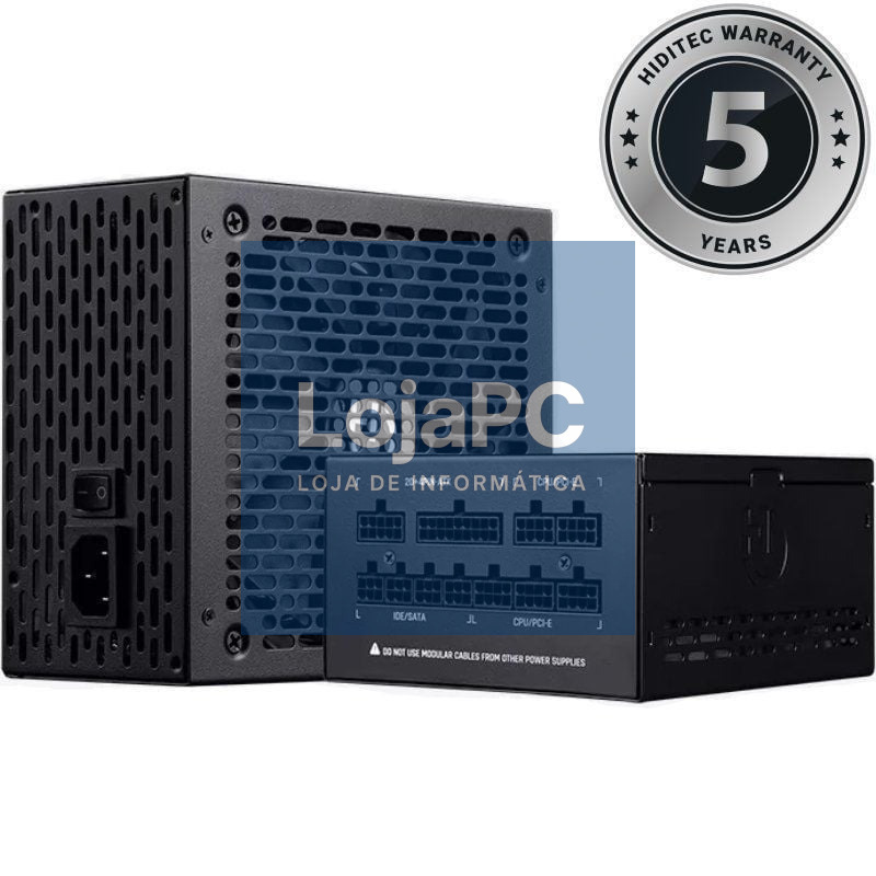 Fonte de alimentação Hiditec BZX850 V2/ 850W/ Ventoinha 14cm/ 80 Plus Bronze