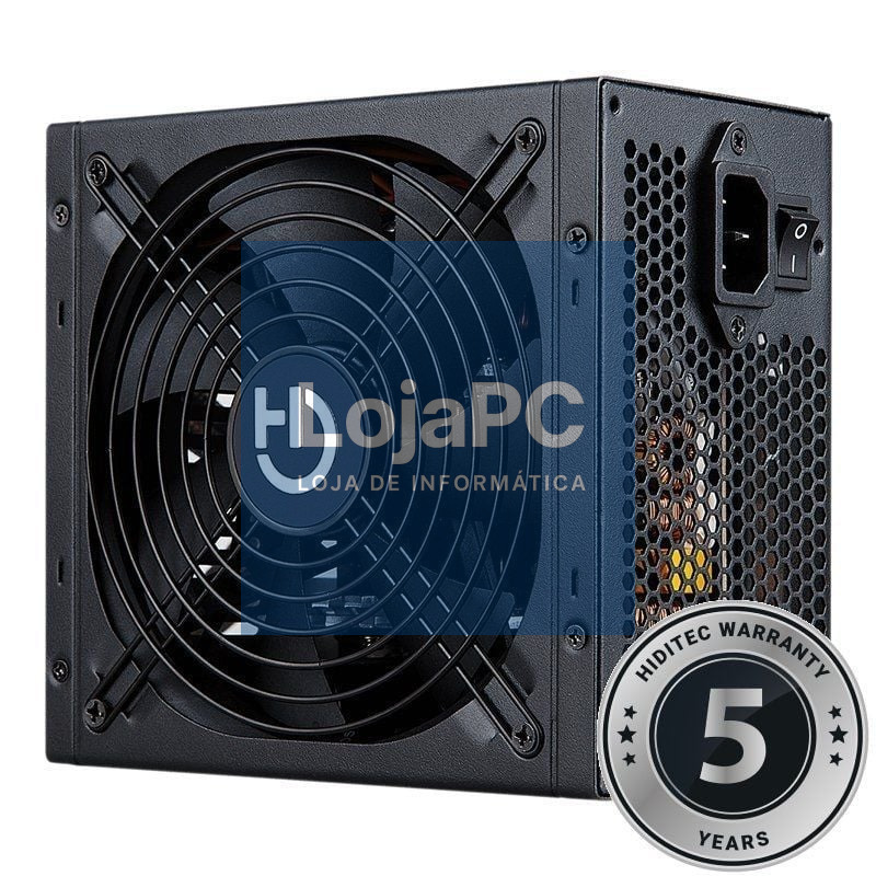 Fonte de alimentação Hiditec BZ650/ 650W/ Ventoinha 14cm/ 80 Plus Bronze