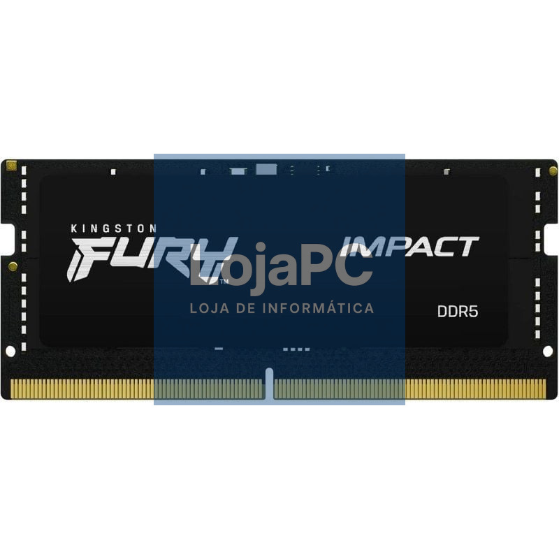 Memória RAM Kingston FURY Impact 16GB/ DDR5/ 5600MHz/ 1.1V/ CL40/ SODIMM