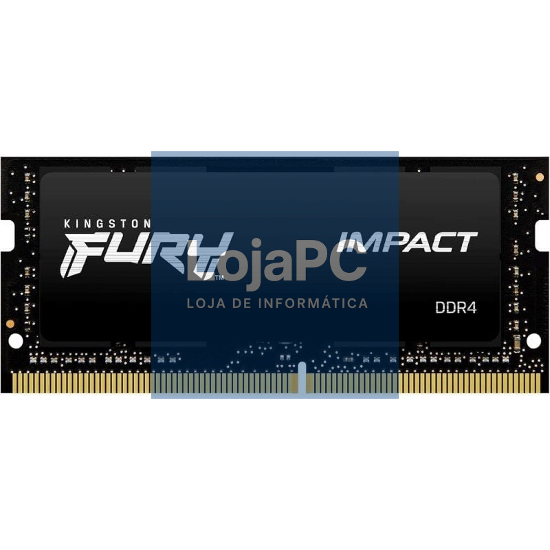 Memória RAM Kingston FURY Impact 32GB/ DDR4/ 3200MHz/ 1.2V/ CL20/ SODIMM