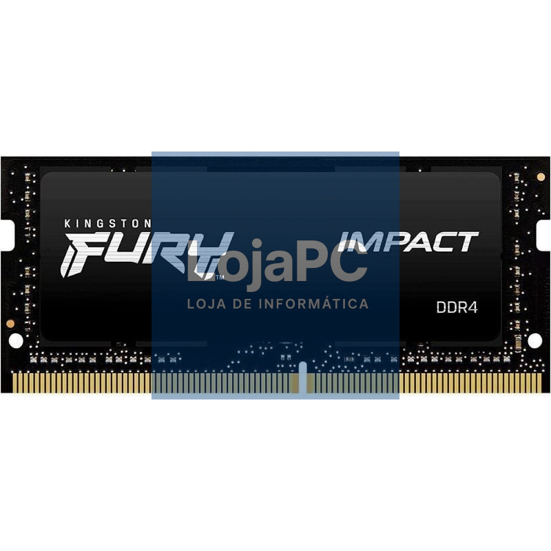 Memória RAM Kingston FURY Impact 8GB/ DDR4/ 3200MHz/ 1.2V/ CL20/ SODIMM