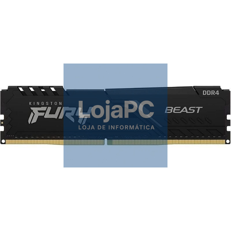 Memória RAM Kingston FURY Beast 16GB/ DDR4/ 3200MHz/ 1.35V/ CL16/ DIMM