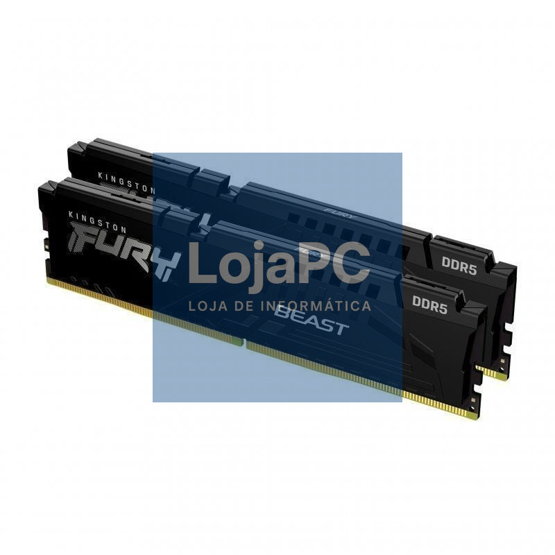 Memória RAM Kingston FURY Beast 2 x 16GB/ DDR5/ 5200MHz/ 1.25V/ CL40/ DIMM