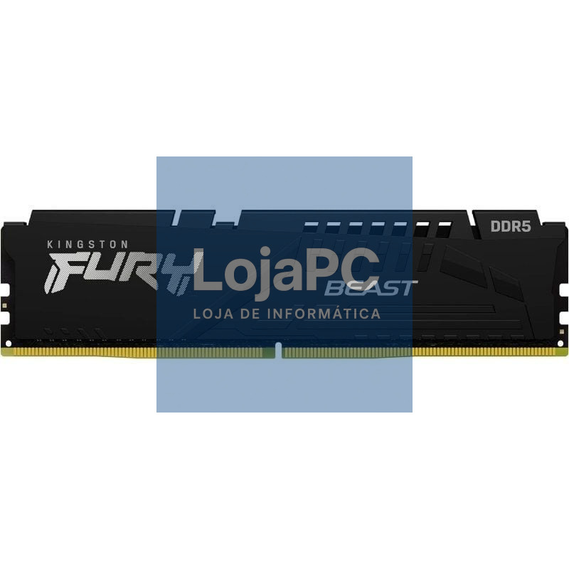 Memória RAM Kingston FURY Beast 16GB/ DDR5/ 5600MHz/ 1.25V/ CL40/ DIMM