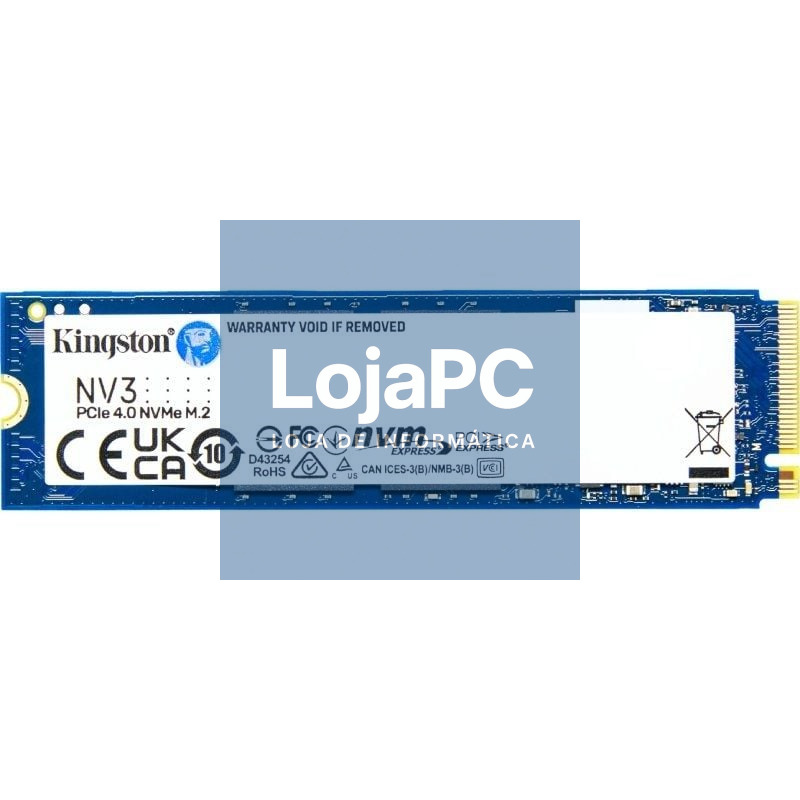 Disco SSD Kingston NV3 1TB/ M.2 2280 PCIe Gen4/ Full Capacity