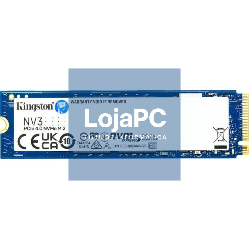 Disco SSD Kingston NV3 4TB/ M.2 2280 PCIe Gen4/ Full Capacity