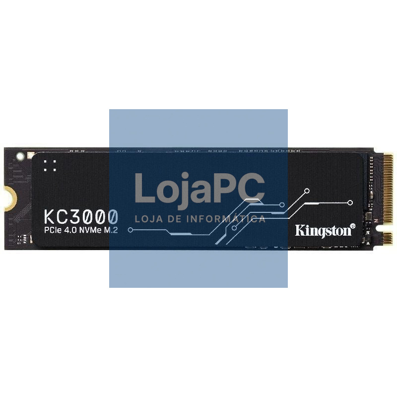 Disco SSD Kingston KC3000 1TB/ M.2 2280 PCIe Gen4/ com Dissipador de Calor/ Full Capacity