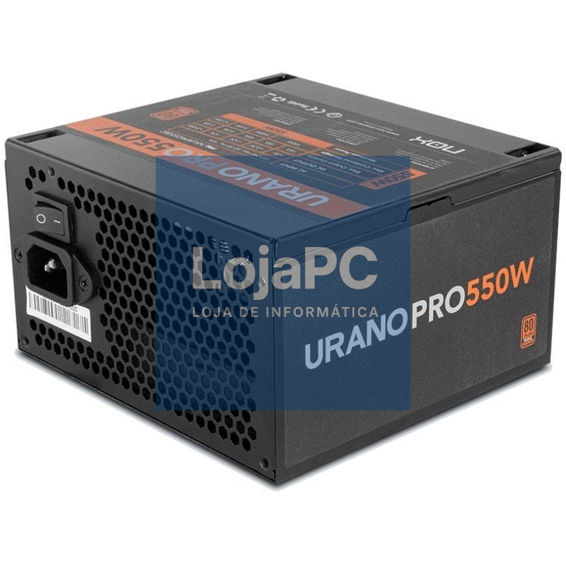 Fonte de alimentação Nox Urano VX/ 550W/ Ventoinha 12cm/ 80 Plus Bronze