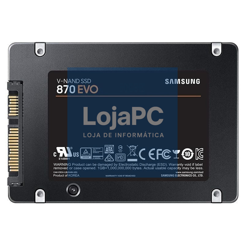 Disco SSD Samsung 870 EVO 500GB/ SATA III