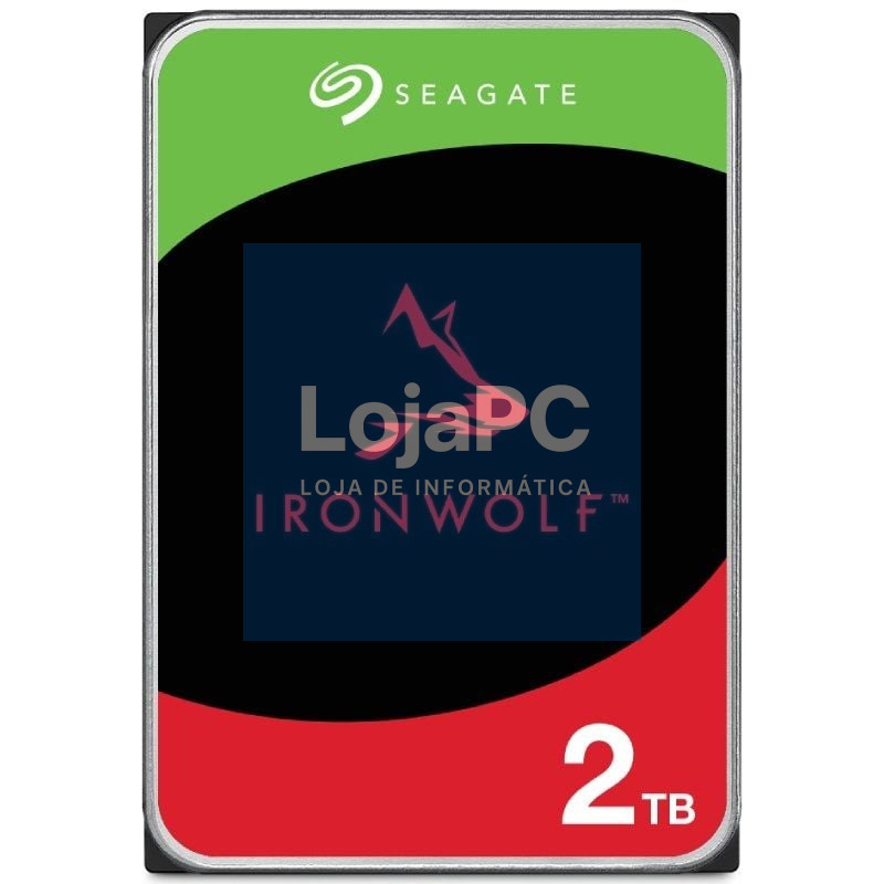 Disco rígido Seagate IronWolf NAS ST2000VN003 2TB/ 3.5'/ SATA III/ 256MB