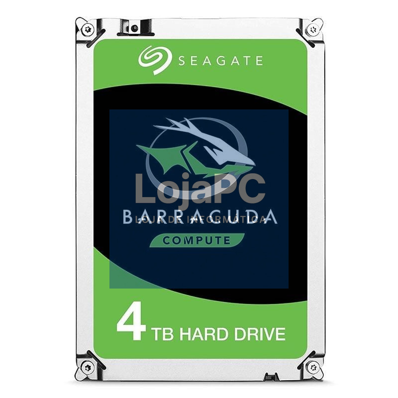 Disco rígido Seagate BarraCuda 4TB/ 3.5'/ SATA III/ 256MB