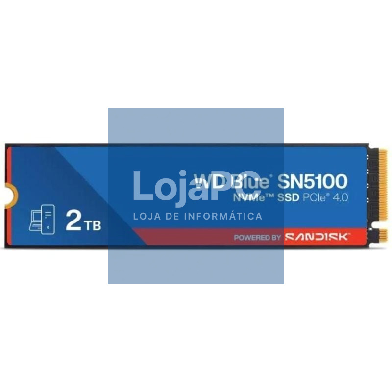 Disco SSD SanDisk WD Blue SN5100 2TB/ M.2 2280 PCIe Gen4/ Full Capacity