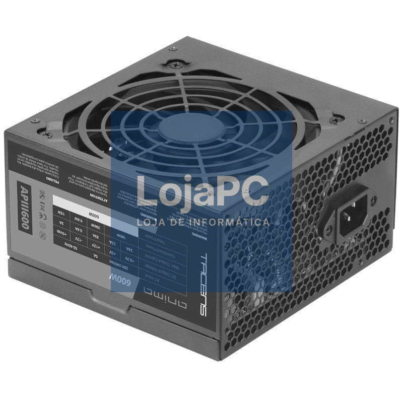 Fonte de alimentação Anima APIII600/ 600W/ Ventoinha 12cm