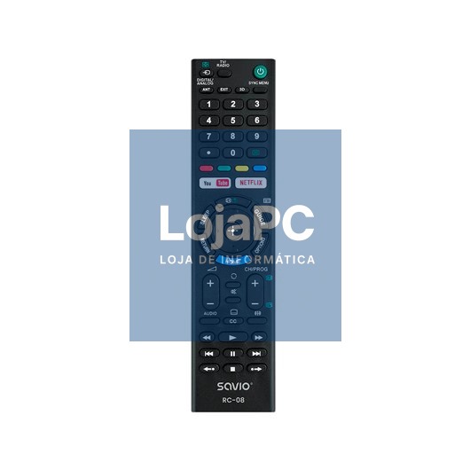 SAVIO RC-08 TV REMOTE CONTROL REPLACEMENT FOR SONY SMART TV