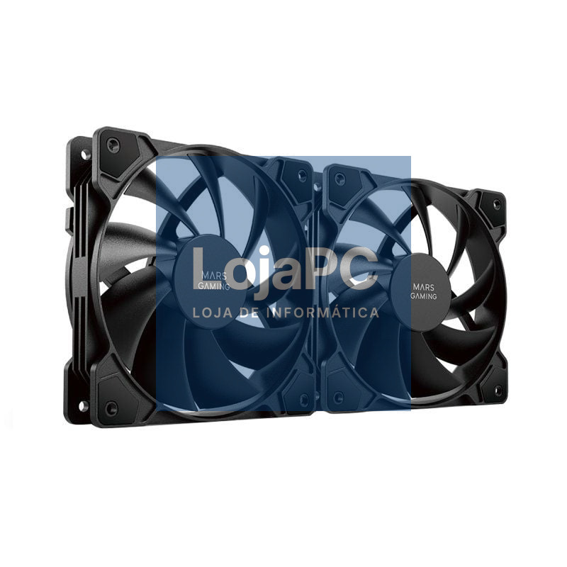 Pack 2 Ventoinhas Mars Gaming MF-PWMX2/ 12cm