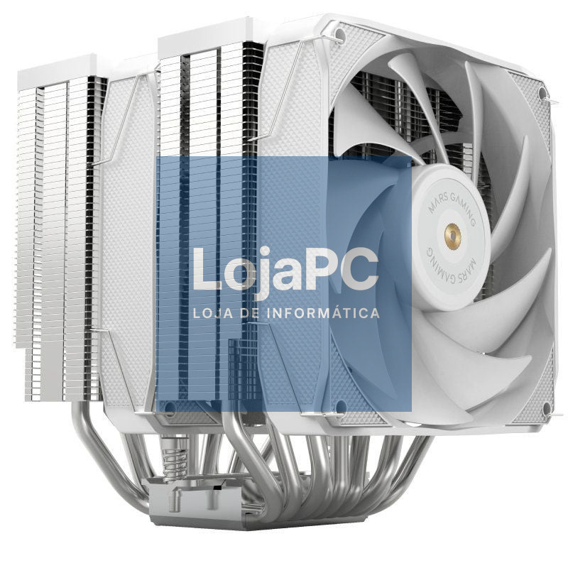 Ventoinha com Dissipador Mars Gaming MCPU-XU9/ 12cm/ Branco