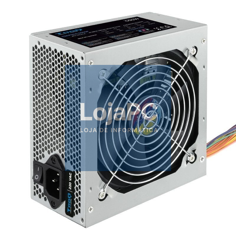 Fonte de alimentação TooQ TQAPOLO-500SP/ 500W/ Ventoinha 12cm