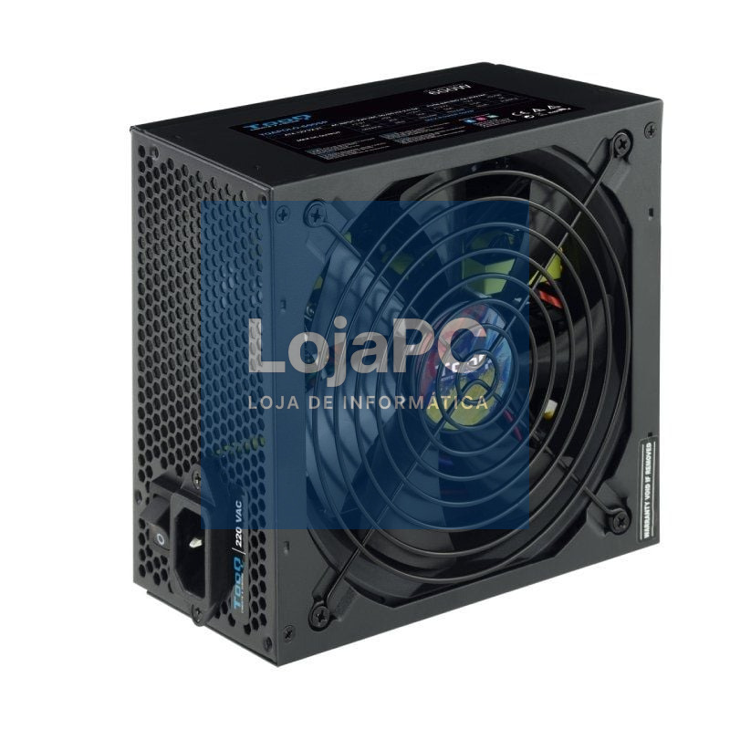 Fonte de alimentação TooQ TQAPOLO-600SP/ 600W/ Ventoinha 14cm