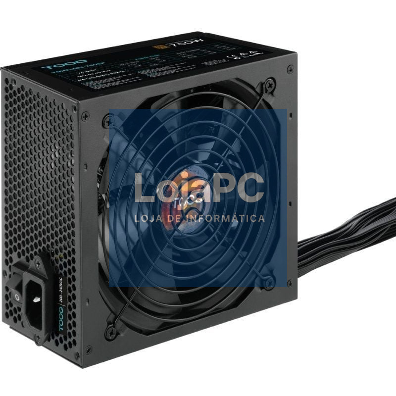 Fonte de alimentação TooQ TQHELIOS-750SP/ 750W/ Ventoinha 12cm/ 80 Plus Bronze