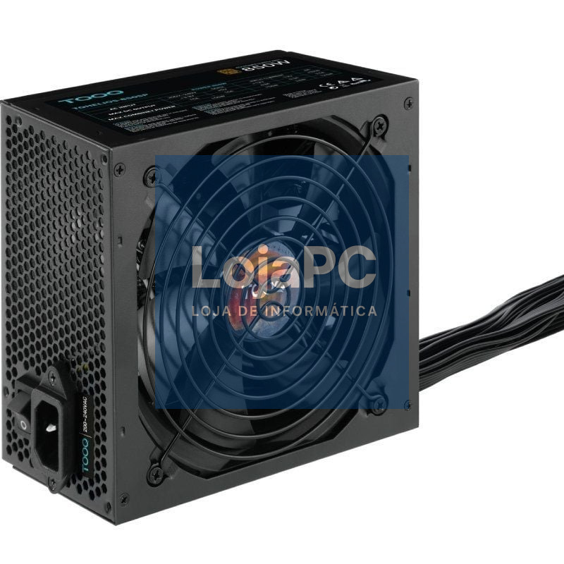 Fonte de alimentação TooQ TQHELIOS-850SP/ 850W/ Ventoinha 12cm/ 80 Plus Bronze