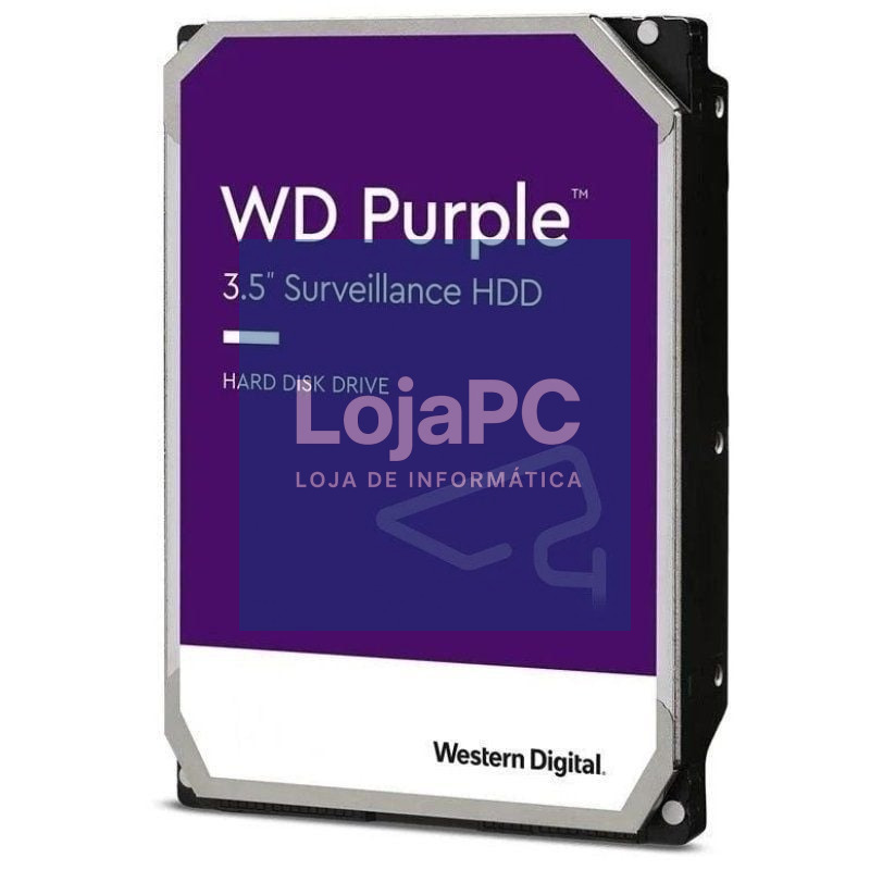 Disco rígido Western Digital WD Purple Surveillance 6TB/ 3.5'/ SATA III/ 256MB