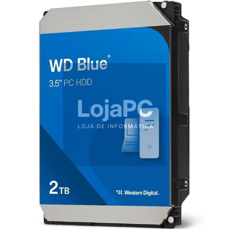Disco rígido Western Digital WD Blue PC Desktop 2TB/ 3.5'/ SATA III/ 64MB