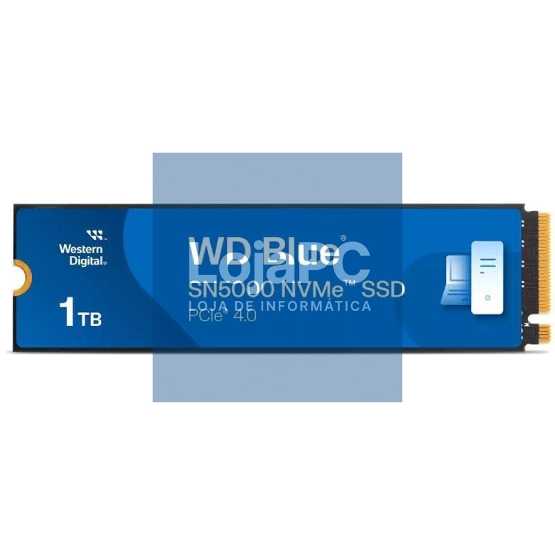 Disco SSD Western Digital WD Blue SN5000 1TB/ M.2 2280 PCIe Gen4/ Full Capacity