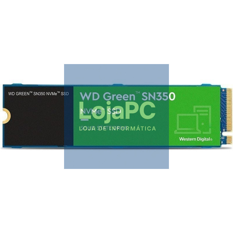 Disco SSD Western Digital WD Green SN350 2TB/ M.2 2280 PCIe Gen3/ Full Capacity