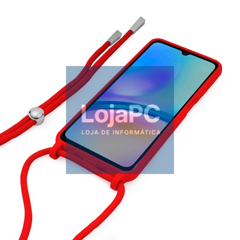 COOL Case for Samsung A057 Galaxy A05s Red Smooth Cord — imagem 2