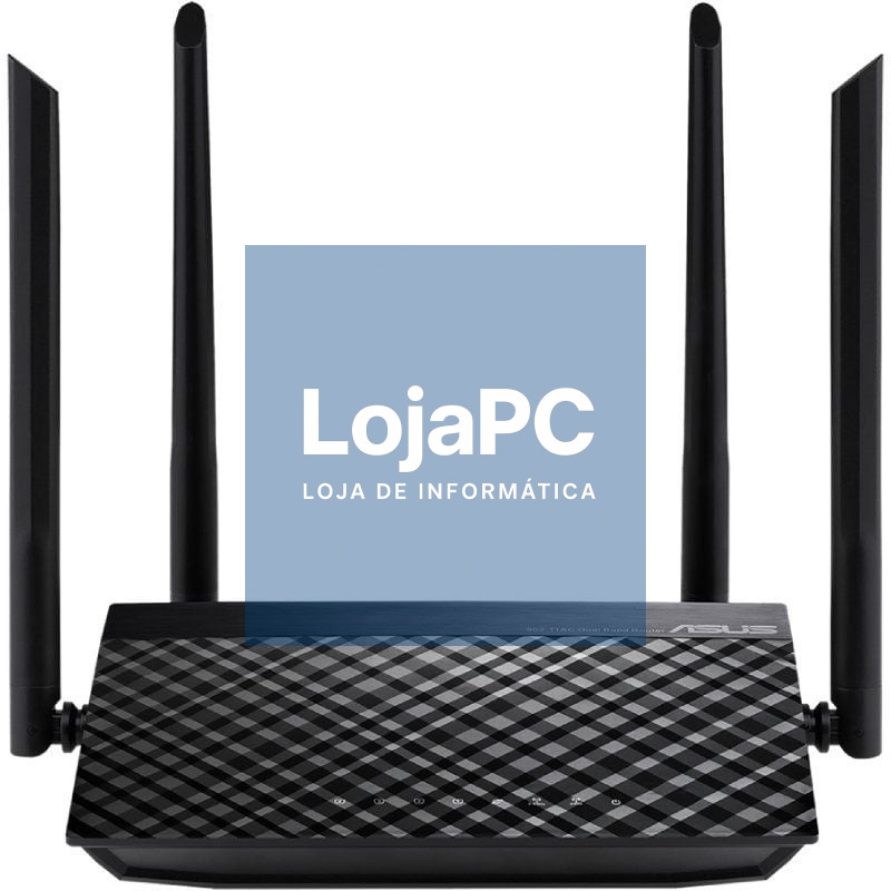 Router sem fios Asus RT-AC1200 V2/ 1200Mbps/ 2.4GHz 5GHz/ 4 Antenas/ WiFi 802.11ac/n/a/ - n/b/g