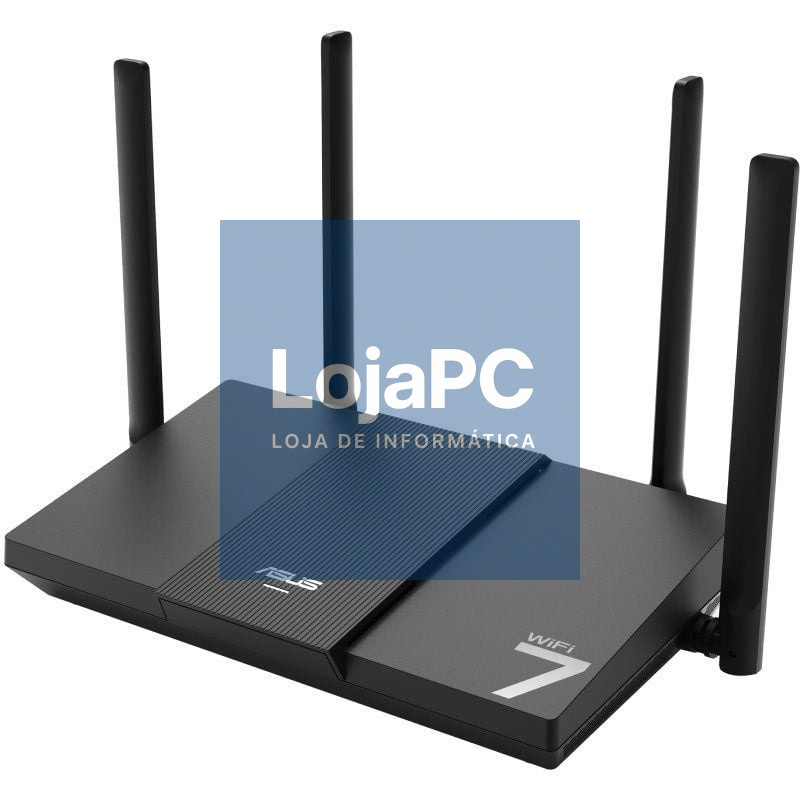 Router sem fios Asus RT-BE50/ WiFi 7/ 3600Mbps/ 2.4GHz 5GHz/ 4 Antenas/ WiFi 802.11be/ax/ac/n/a/ - n/b/g