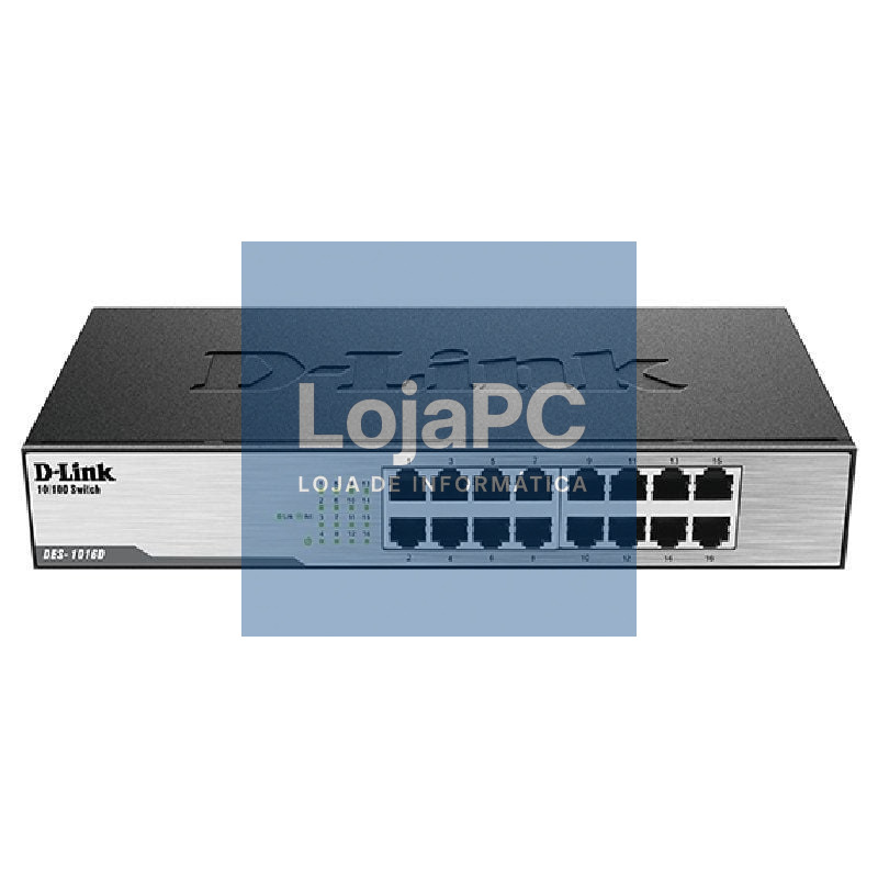 Switch D-Link DES-1016D 16 Portas/ RJ-45 10/100
