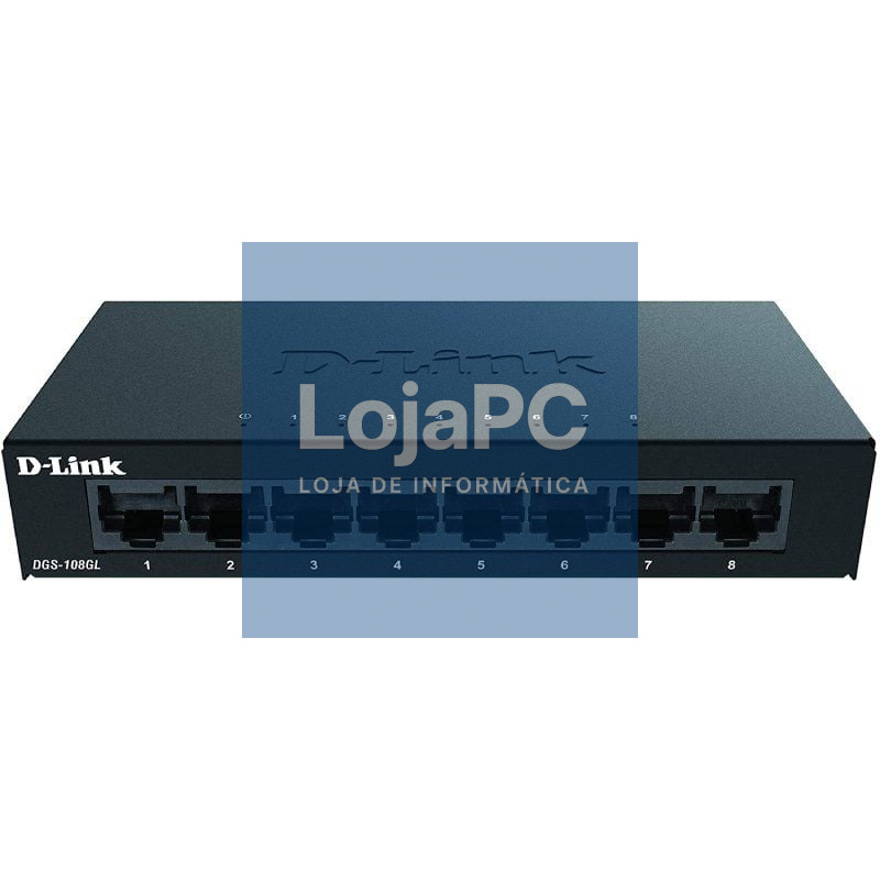 Switch D-Link DGS-108GL 8 Portas/ RJ-45 10/100/1000