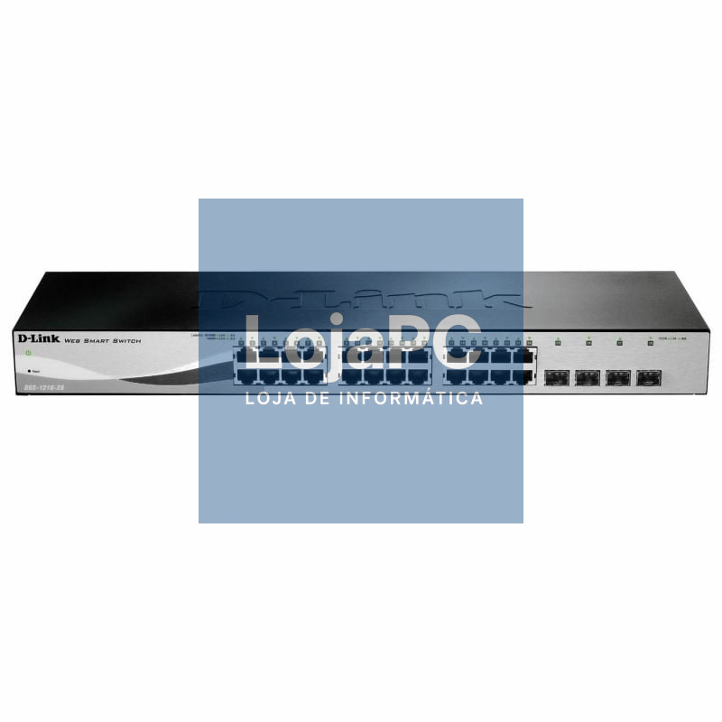 Switch Gerível D-Link DGS-1210-28 28 Portas/ RJ-45 Gigabit 10/100/1000/ SFP