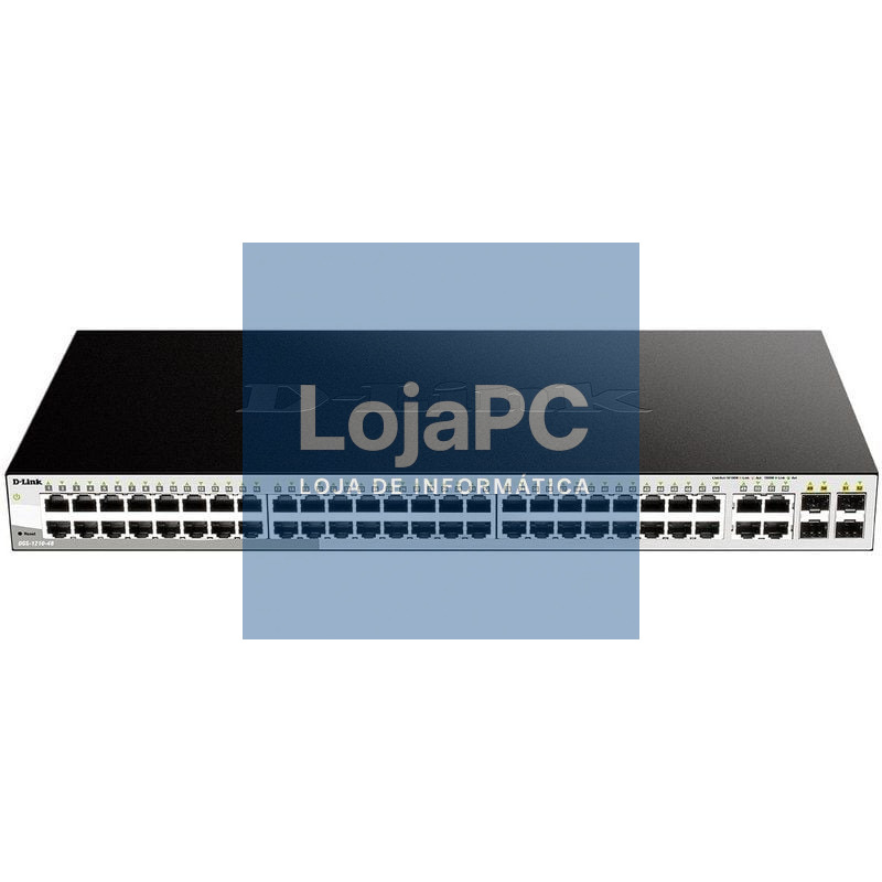 Switch Gerível D-Link DGS-1210-48 48 Portas/ RJ-45 10/100/1000/ SFP