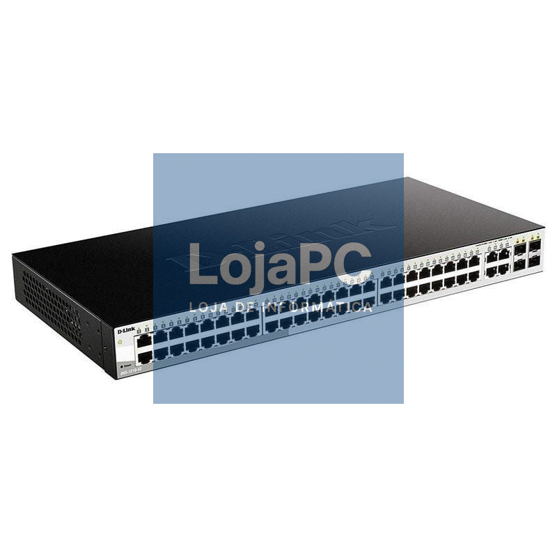 Switch D-Link DGS-1210-52 Smart+ 52 Portas/ RJ-45 10/100/1000/ SFP