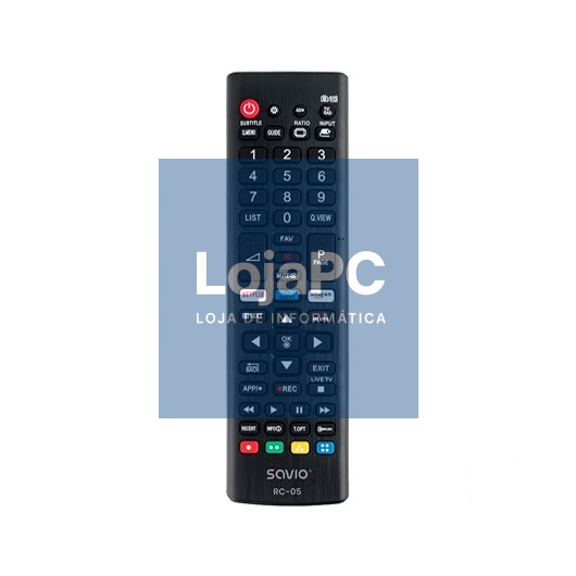 SAVIO RC-05 TV REMOTE CONTROL REPLACEMENT LG SMART TV