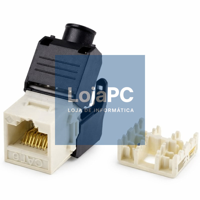 Conector RJ45 Phasak PHK-2220 Cat.6 UTP/ Branco