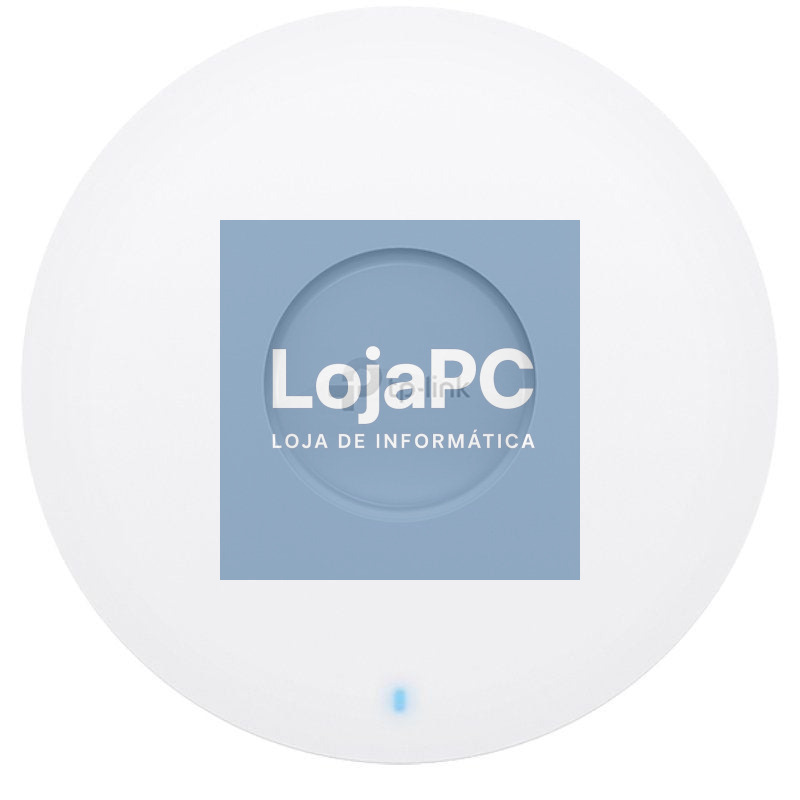 Ponto de acesso sem fios TP-Link Omada EAP613/ WiFi 6/ PoE/ 1775Mbps/ 2.4GHz 5GHz/ Antenas de 5dBi/ WiFi 802.11 ax/ac/n/g/b/a