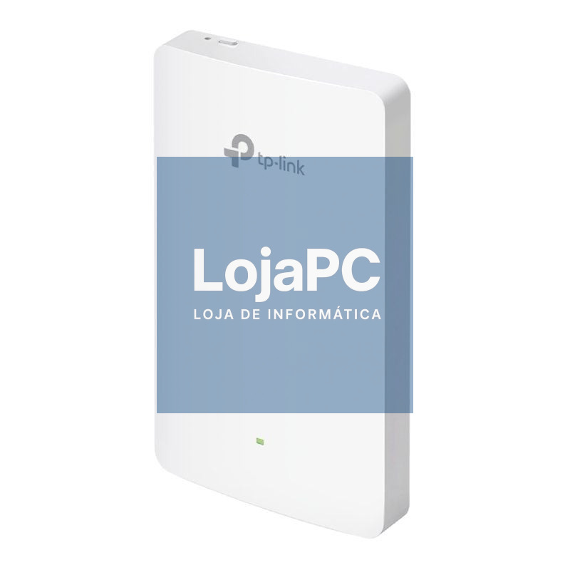 Ponto de acesso sem fios TP-Link Omada EAP615-WALL/ WiFi 6/ PoE/ 1800Mbps/ 2.4GHz 5GHz/ Antenas de 4dBi/ WiFi 802.11 ax/ac/a/n/b/g 802.3af/at
