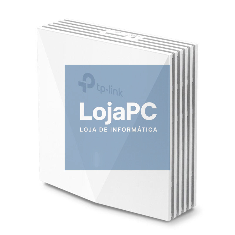 Ponto de acesso sem fios TP-Link Omada EAP650-WALL/ WiFi 6/ PoE+/ 2976Mbps/ 2.4GHz 5GHz/ Antenas de 5dBi/ WiFi 802.11 ax/ac/a/n/b/g