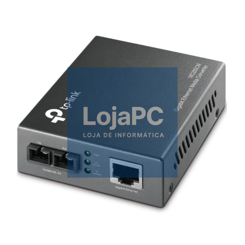 Conversor de Medios Gigabit TP-Link MC200CM V2/ 1 Porta/ RJ-45 10/100/1000
