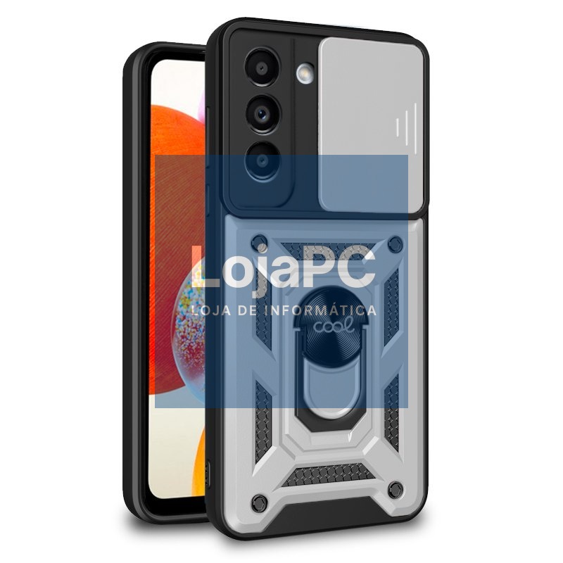 COOL Case for Samsung A145 Galaxy A14 / A14 5G Hard Ring Silver