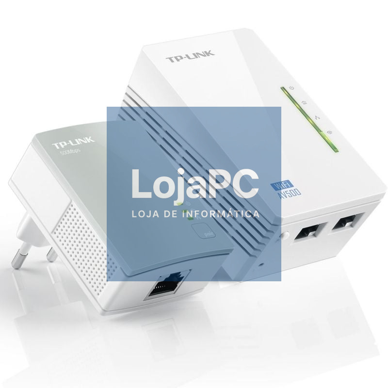 Adaptador Powerline TP-Link WPA4220Kit 500Mbps/ Alcance 300m/ Pack de 2
