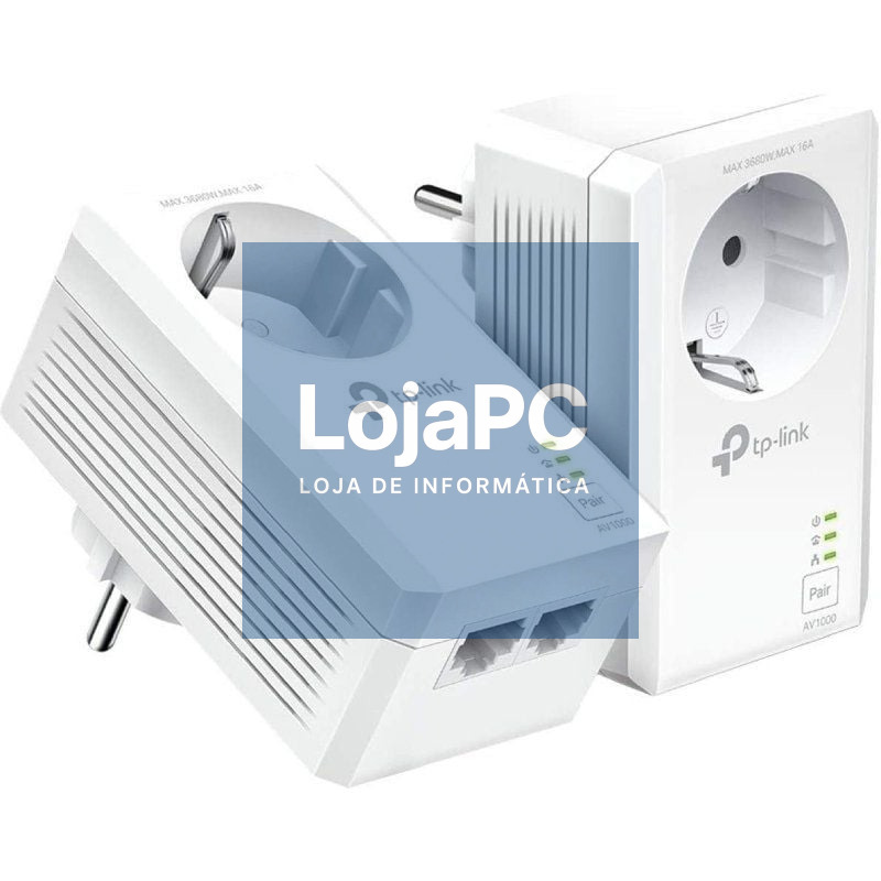 Adaptador Powerline TP-Link TL-PA7027P KIT 1000Mbps/ Alcance 300m/ Pack de 2