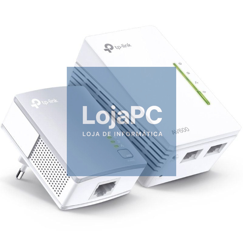 Adaptador Powerline TP-Link WPA4221KIT 600Mbps/ Alcance 300m/ Pack de 2