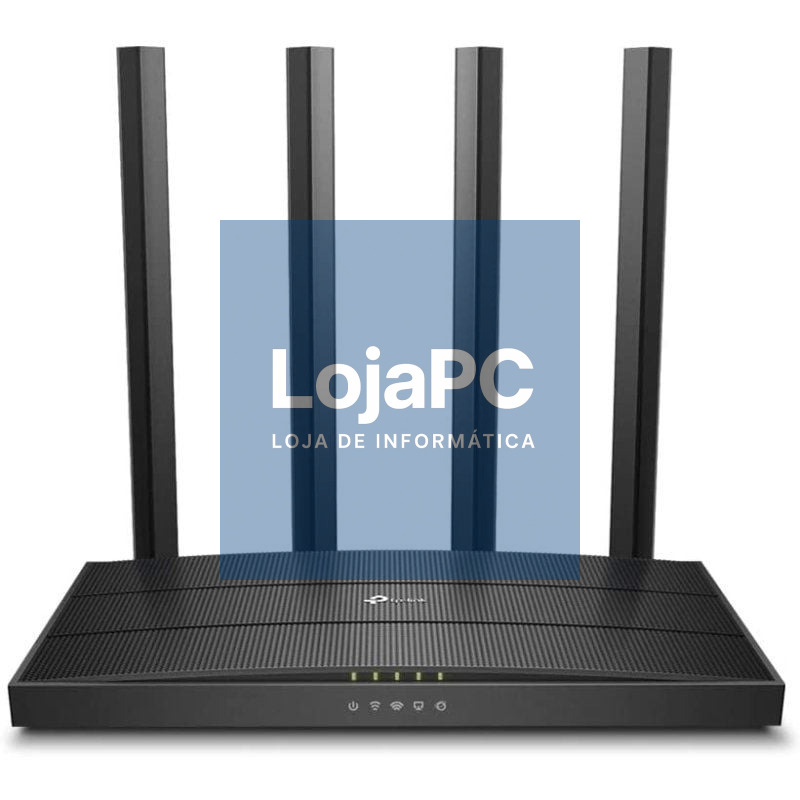 Router sem fios TP-Link Archer C6 1200Mbps/ 2.4GHz 5GHz/ 4 Antenas/ WiFi 802.11ac/n/a - b/g/n
